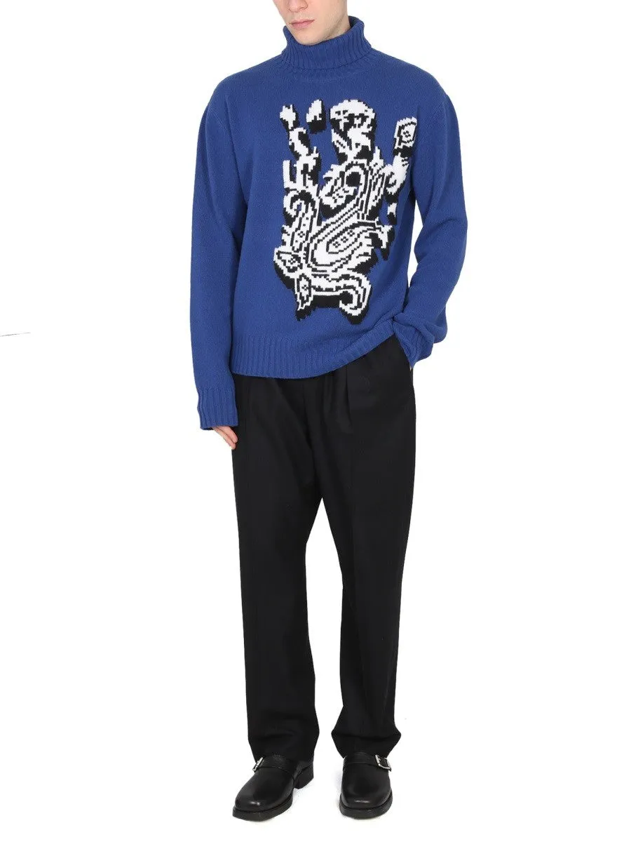 Etro INLAID JACQUARD TURTLENECK SWEATER sold by Siebentaschen product image thumbnail 2