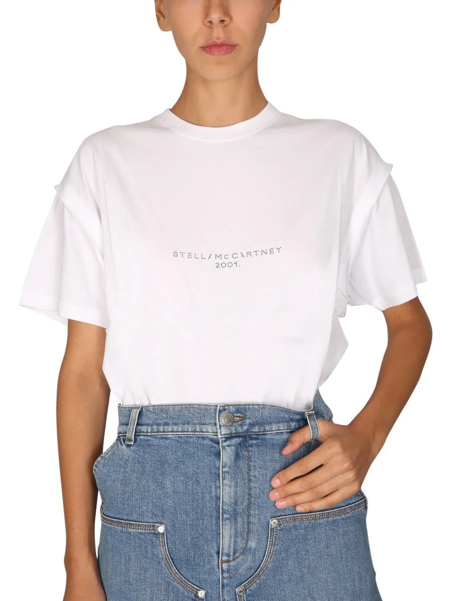 stella mccartney CRYSTAL LOGO T-SHIRT sold by Siebentaschen product image thumbnail 4
