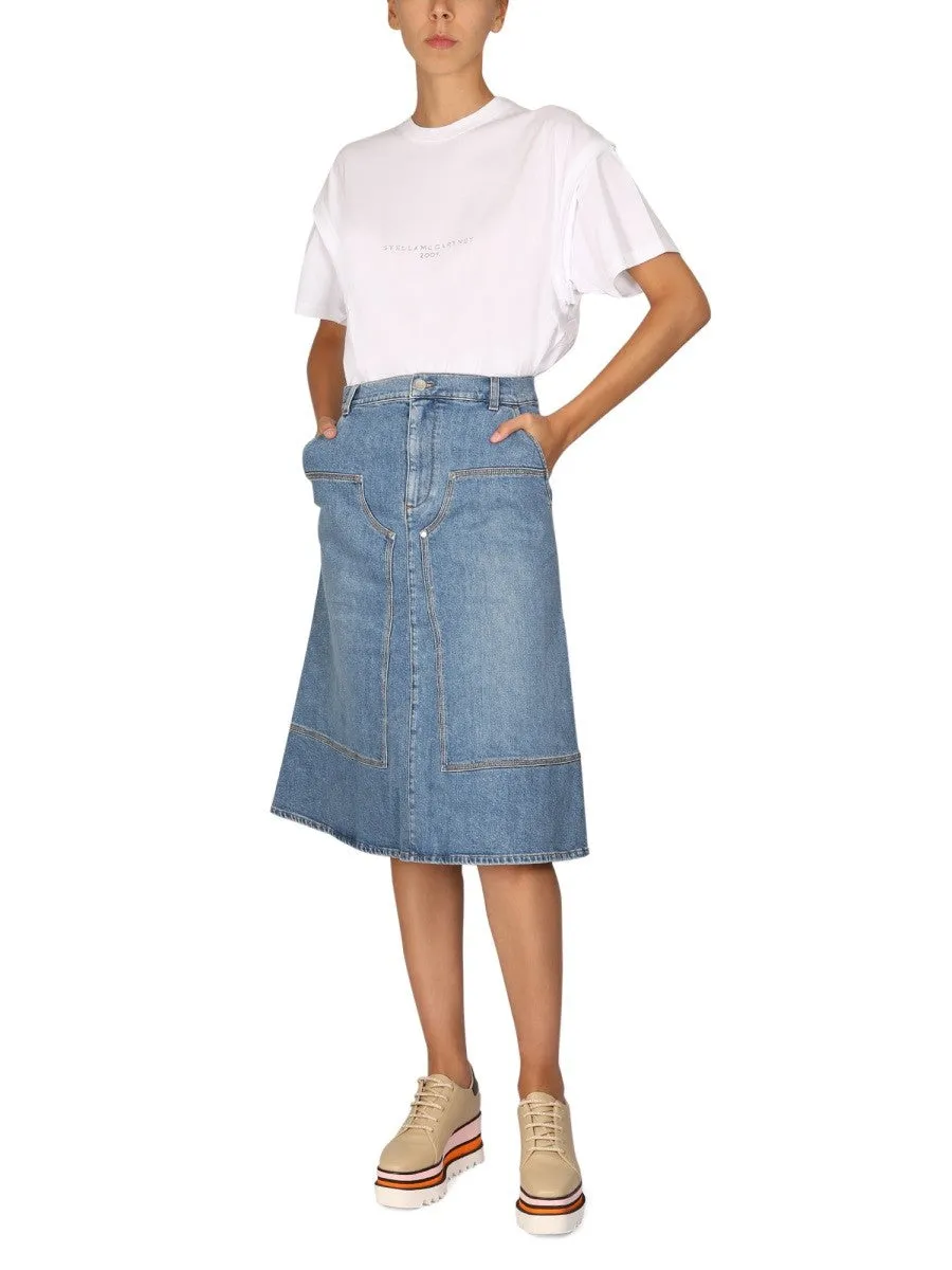 stella mccartney CRYSTAL LOGO T-SHIRT sold by Siebentaschen product image thumbnail 2