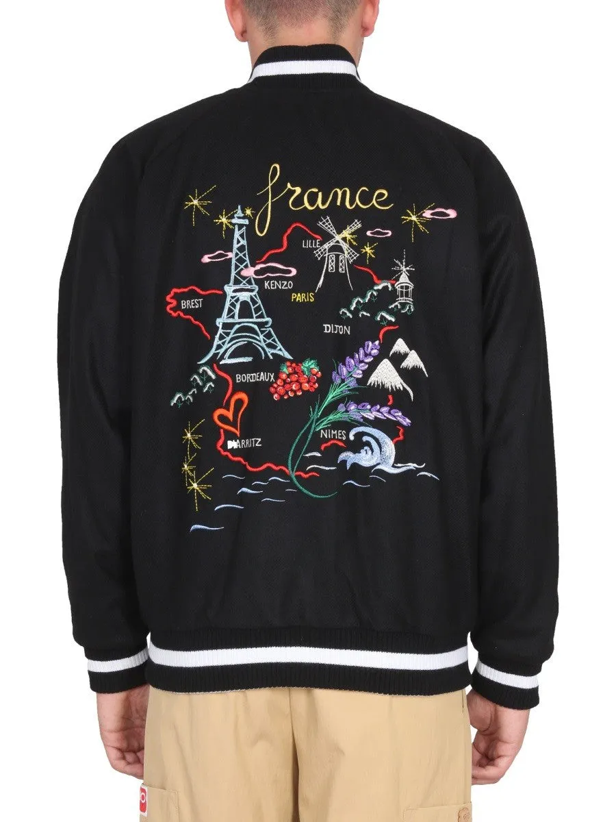Kenzo DOUBLE FACE BOMBER JACKET "FRANCE JAPAN" sold by Siebentaschen product image thumbnail 4