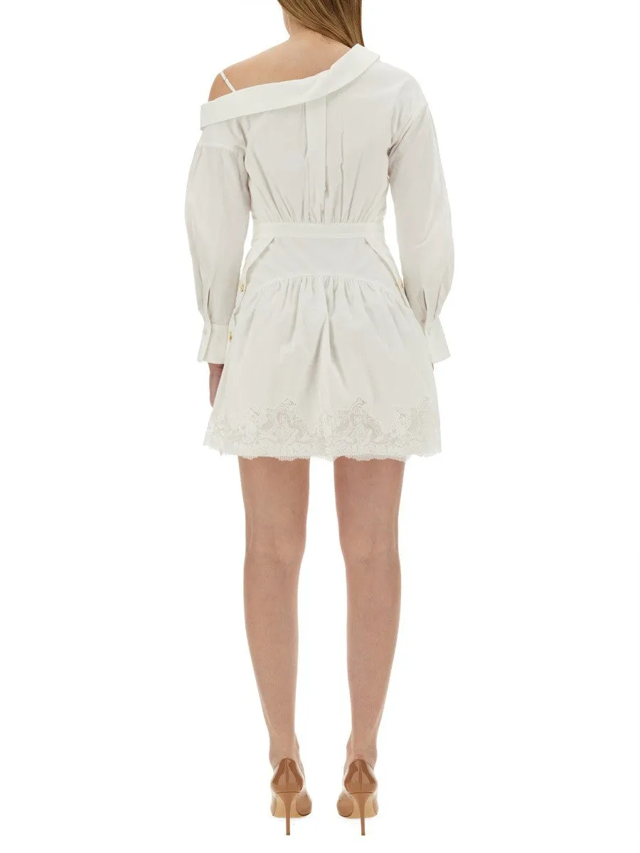 SELF-PORTRAIT COTTON LACE MINI DRESS sold by Siebentaschen product image thumbnail 3