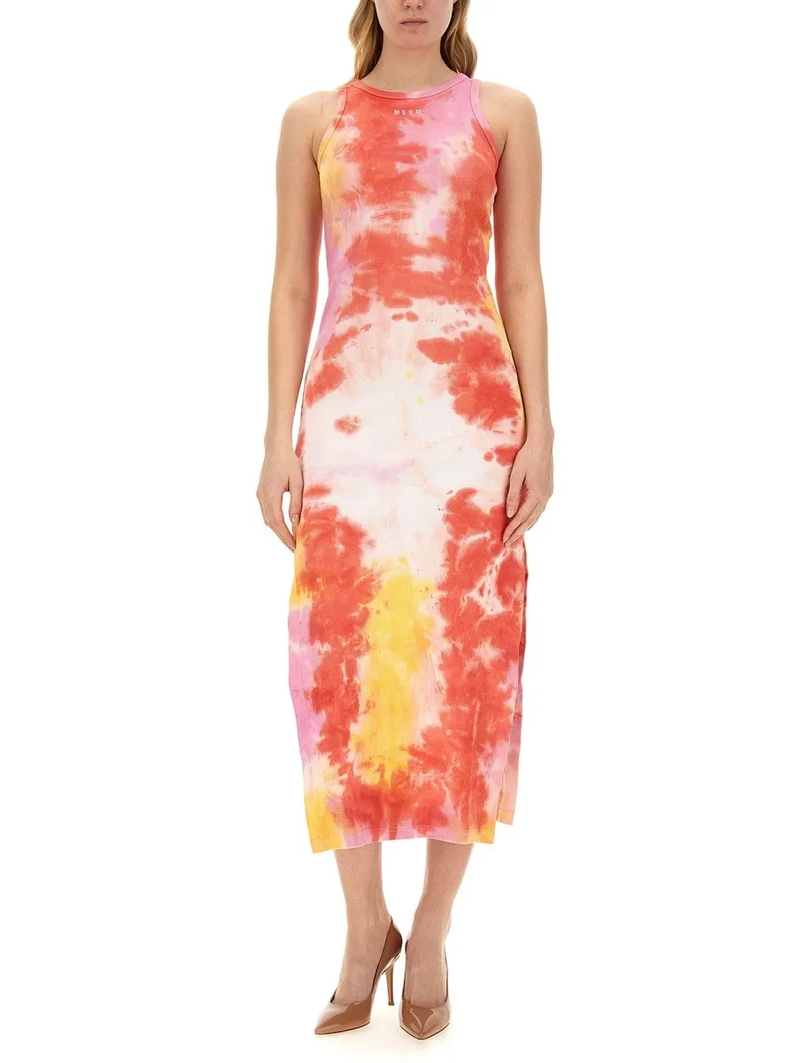 msgm DRESS WITH TIE & DYE TREATMENT sold by Siebentaschen product image thumbnail 2