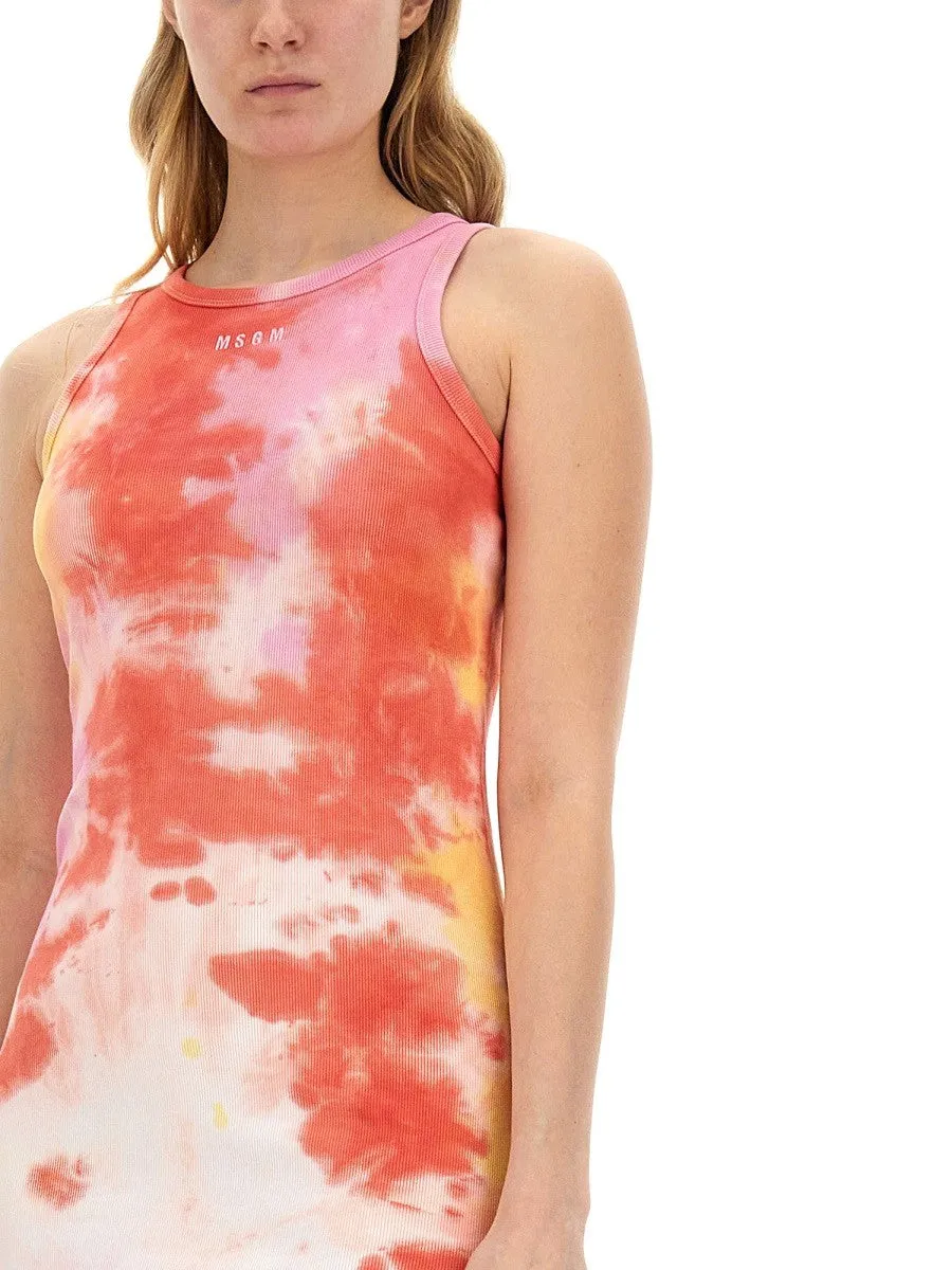 msgm DRESS WITH TIE & DYE TREATMENT sold by Siebentaschen product image thumbnail 4