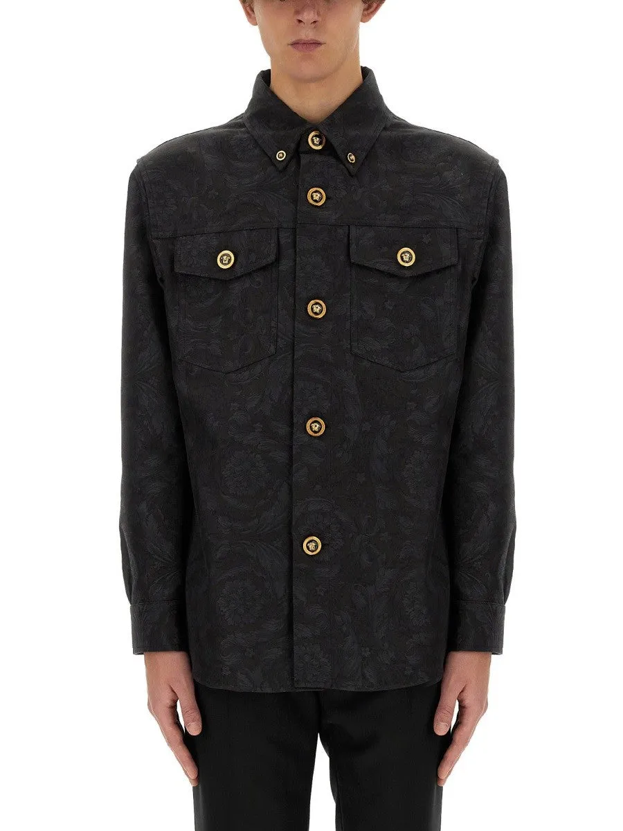 Versace JACQUARD BAROQUE SHIRT sold by Siebentaschen