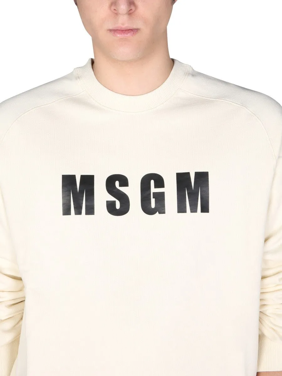 msgm LOGO PRINT SWEATSHIRT sold by Siebentaschen product image thumbnail 4