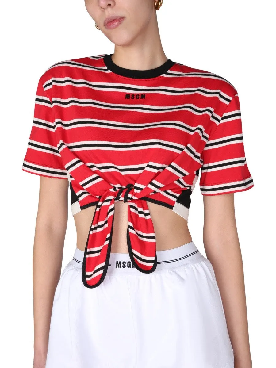 msgm CROPPED T-SHIRT sold by Siebentaschen product image thumbnail 3