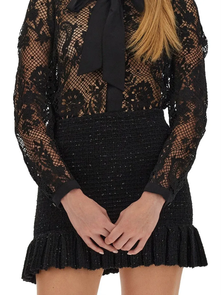 SELF-PORTRAIT SHIRT WITH BOW sold by Siebentaschen product image thumbnail 4