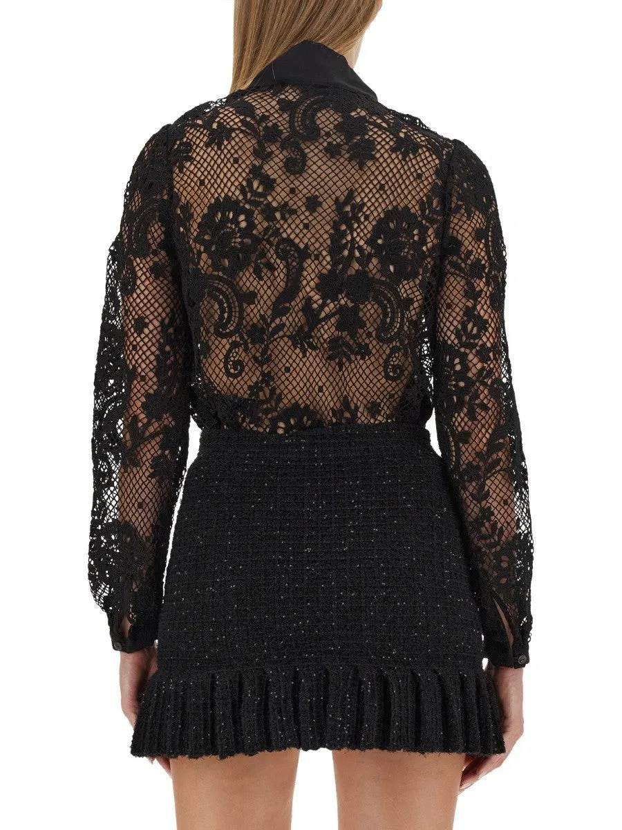 SELF-PORTRAIT SHIRT WITH BOW sold by Siebentaschen product image thumbnail 3