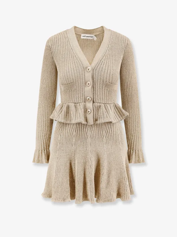 SELF PORTRAIT Lurex short dress sold by Siebentaschen