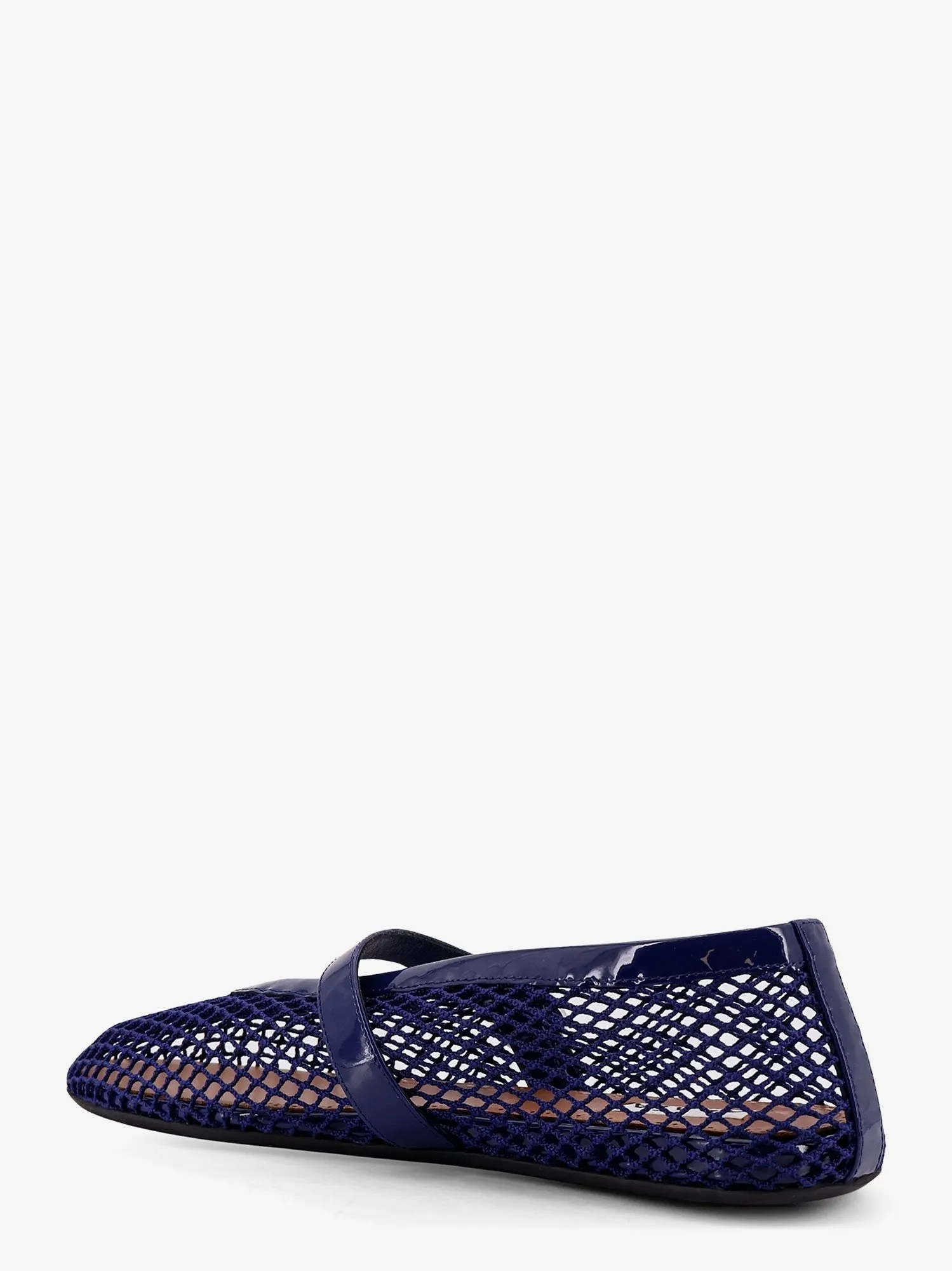 ALAIA Mesh Ballet Flats with patent leather profile sold by Siebentaschen product image thumbnail 3