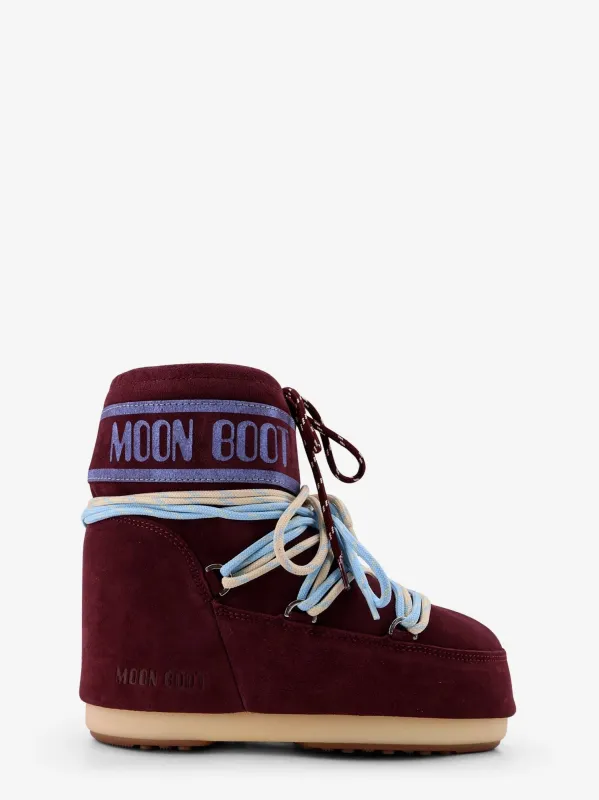 Moon Boot Icon Low suede boots sold by Siebentaschen
