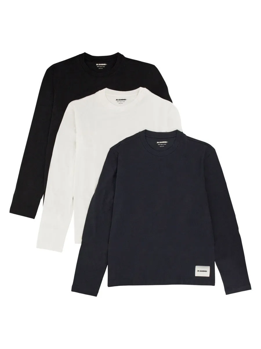 JIL SANDER 3-PACK LONG SLEEVE T-SHIRT sold by Siebentaschen