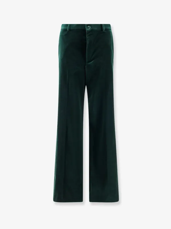Gucci Velvet trousers sold by Siebentaschen