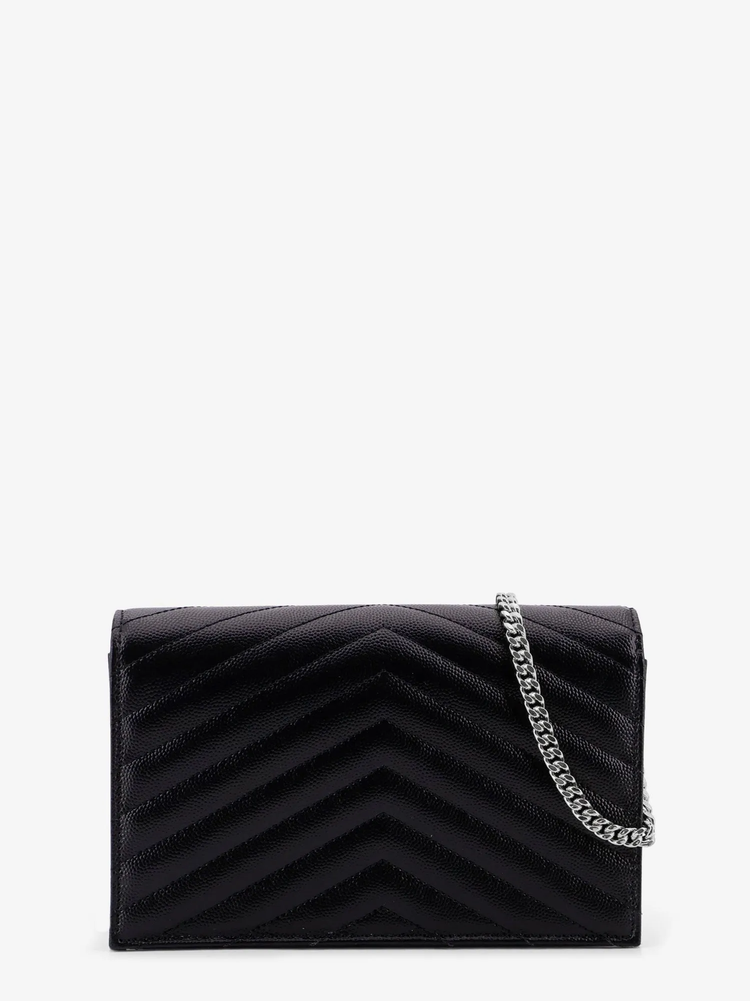 Saint Laurent Envelope leather wallet crossbody bag with chain shoulder strap sold by Siebentaschen product image thumbnail 2