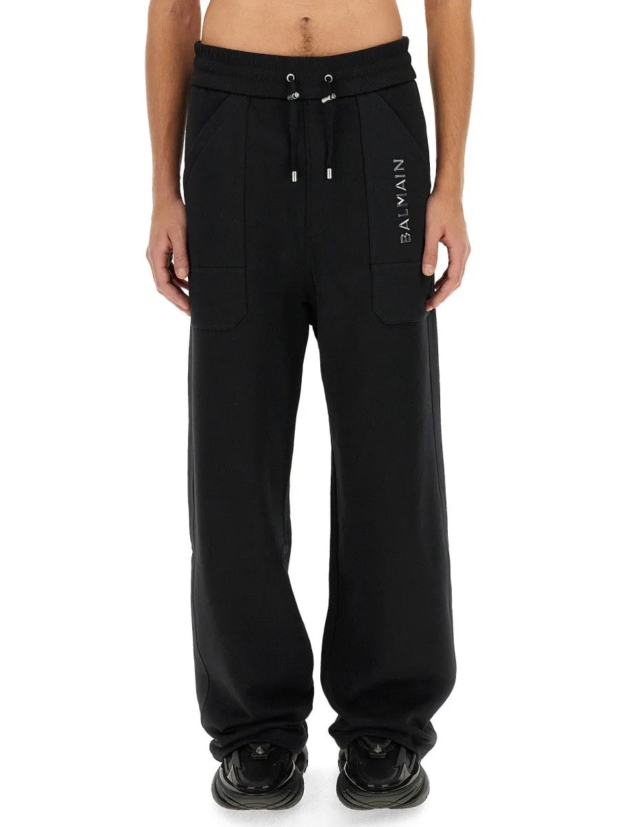 Balmain JOGGING PANTS WITH LOGO sold by Siebentaschen