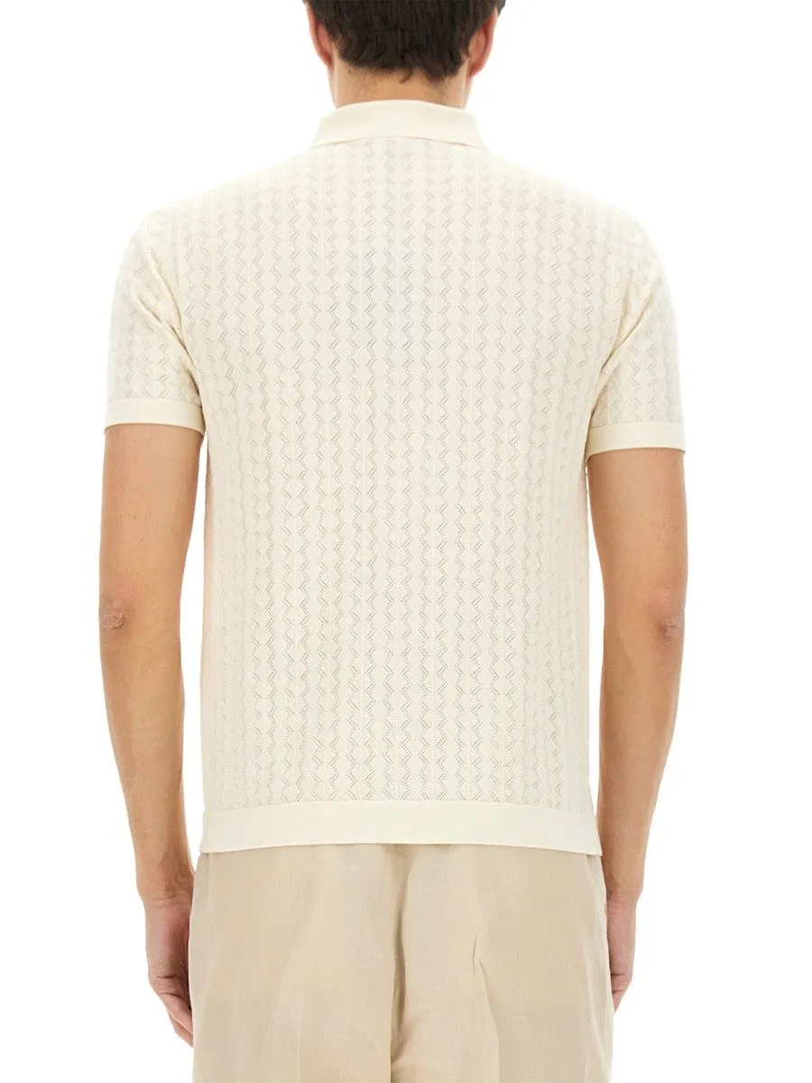 Dolce & Gabbana PERFORATED COTTON KNIT SHIRT sold by Siebentaschen product image thumbnail 3