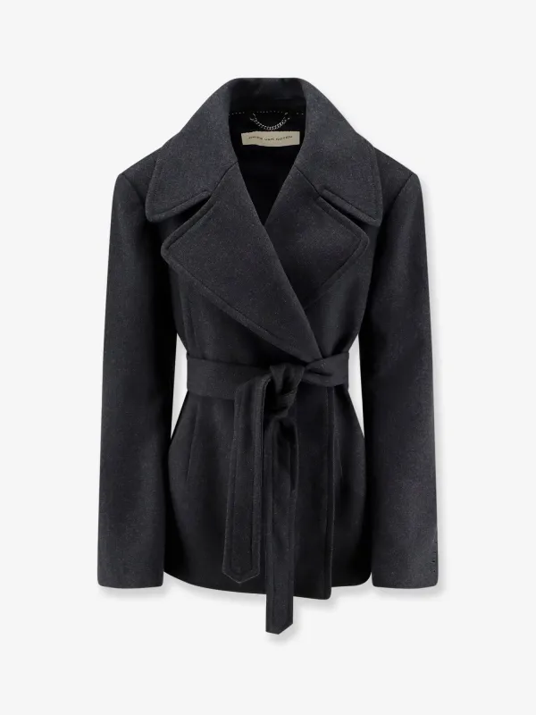 Dries Van Noten Cotton blend coat sold by Siebentaschen