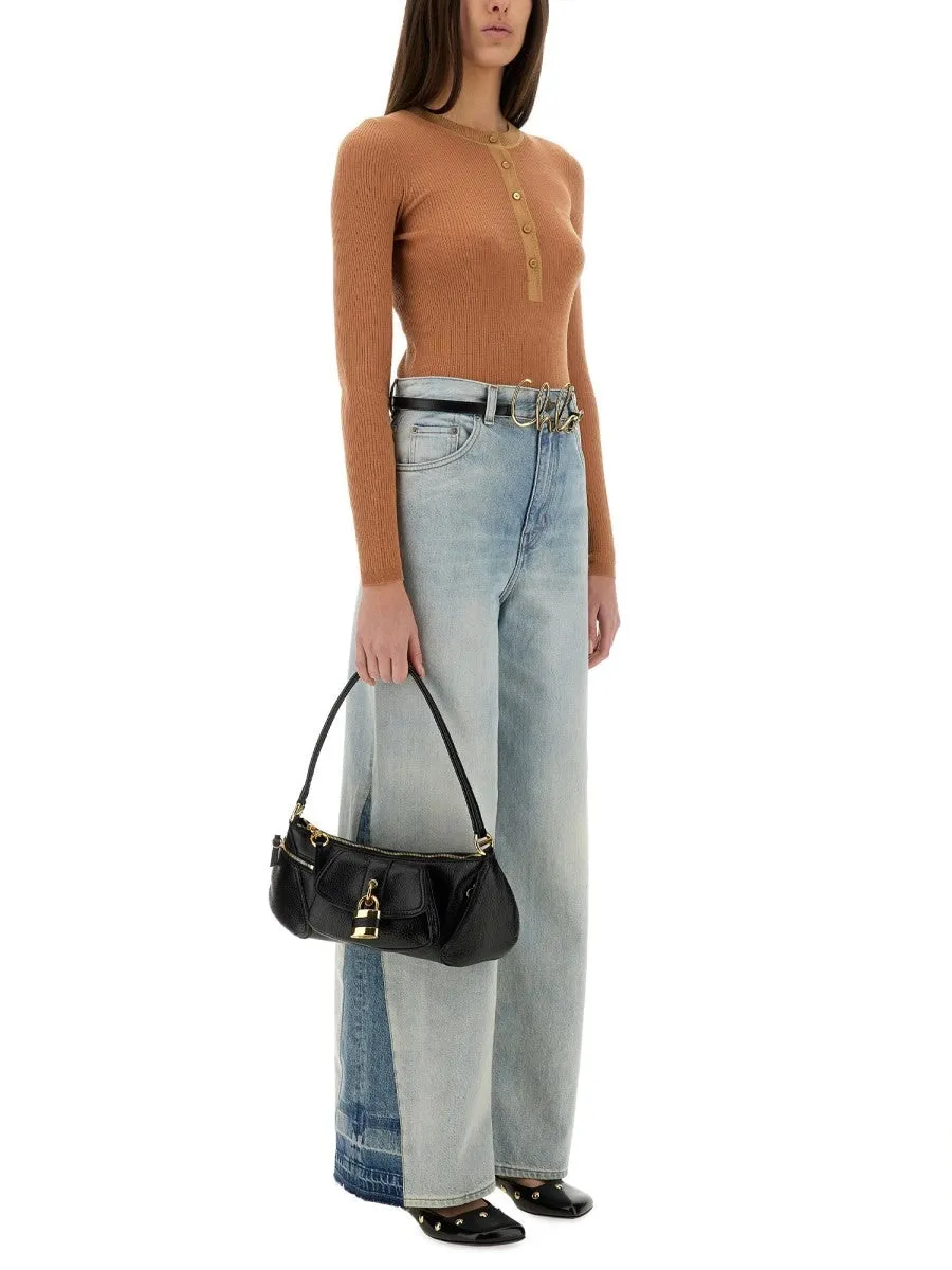 CHLOÉ MERINO WOOL FINE KNIT "HENLEY" SHIRT sold by Siebentaschen product image thumbnail 2