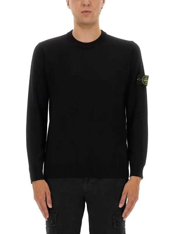 Stone Island RWS LIGHTWEIGHT WOOL SWEATER sold by Siebentaschen