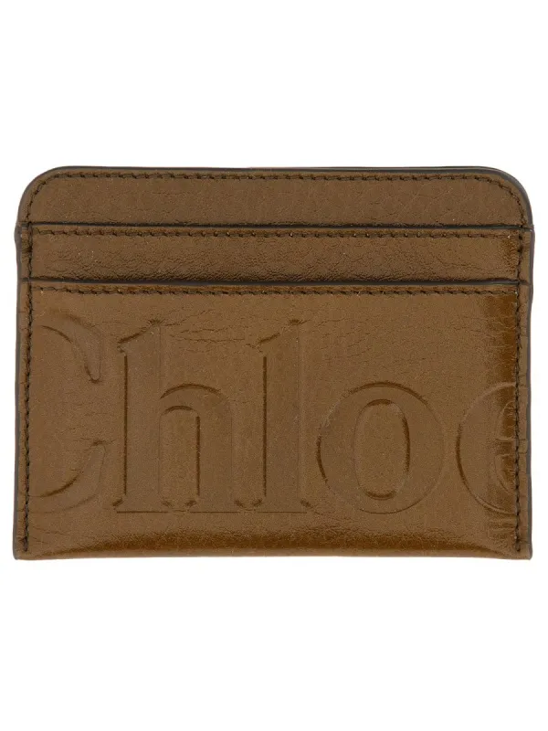 CHLOÉ LEATHER CARD HOLDER sold by Siebentaschen