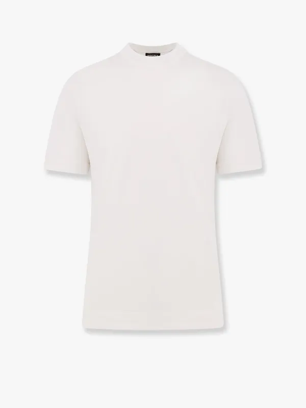Zegna Leggerissimo cotton and silk t-shirt sold by Siebentaschen