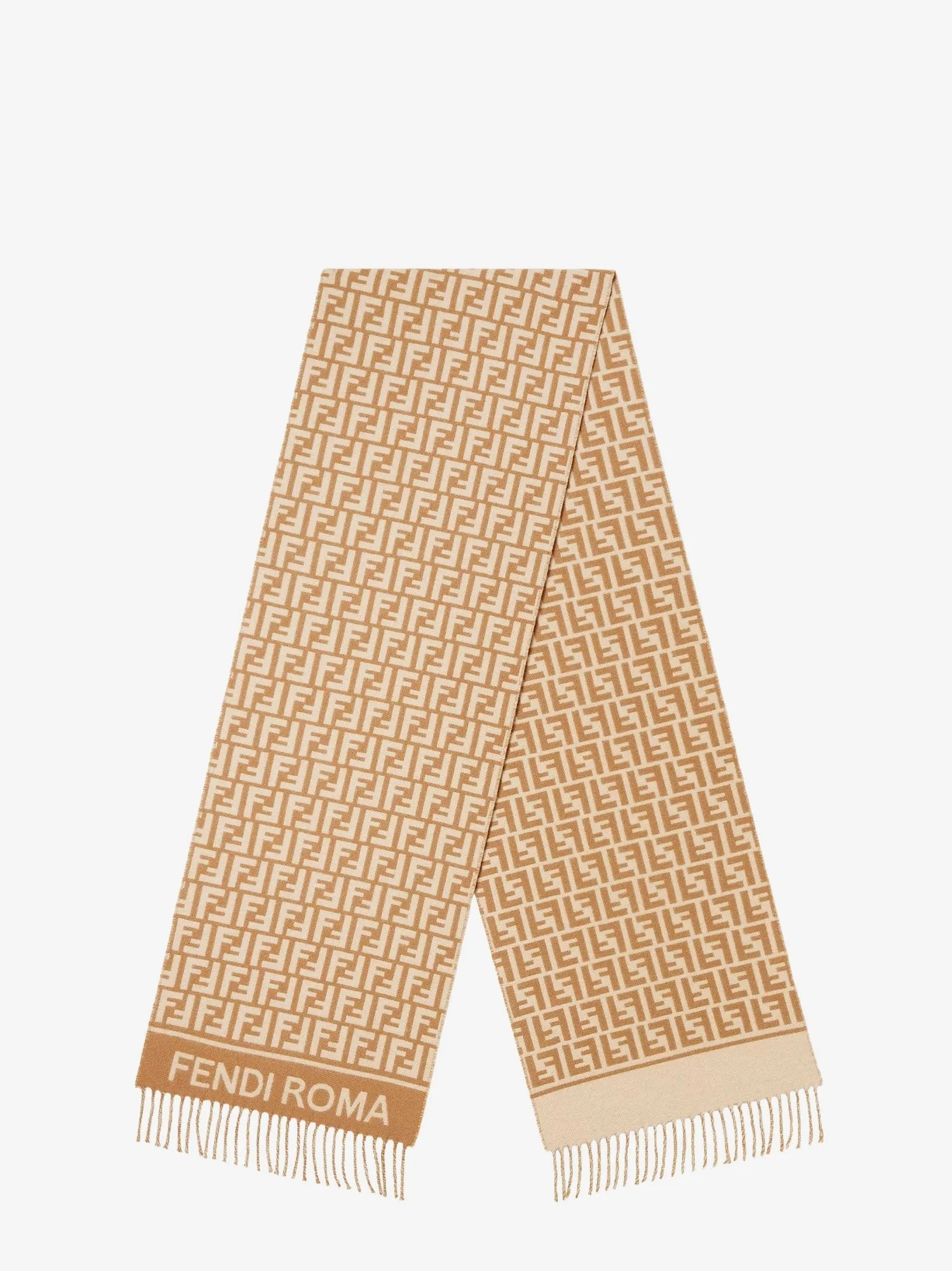 Fendi Wool and cashmere scarf sold by Siebentaschen