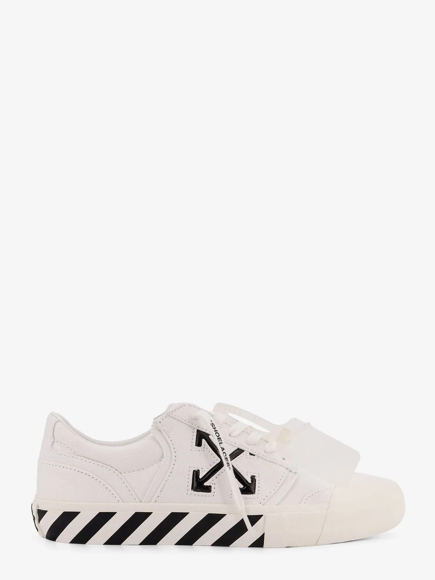 Off White Vulc Undercut canvas low-top sneakers sold by Siebentaschen