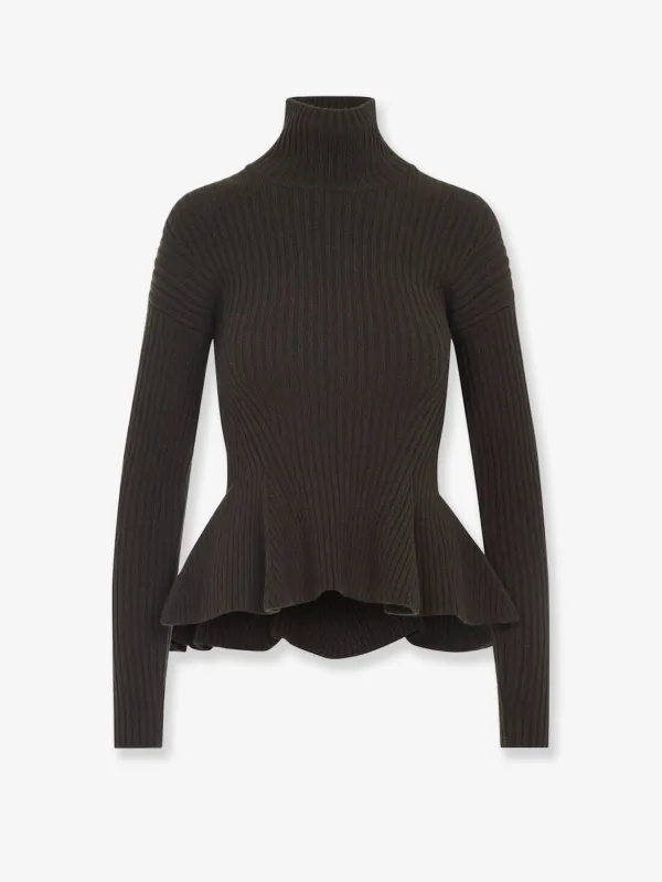 Max Mara Bolsena wool and cashmere turtlenck sweater sold by Siebentaschen