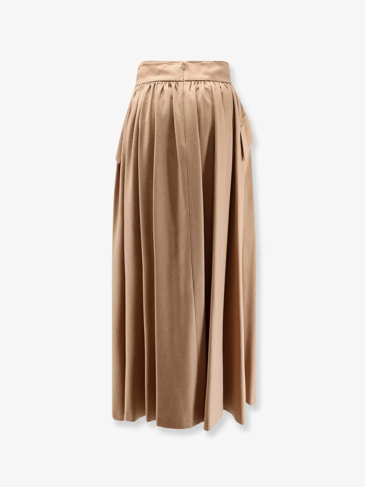 Max Mara Eufemia camel long skirt sold by Siebentaschen product image thumbnail 2