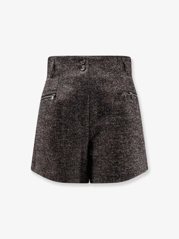 Max Mara Bolzano wool blend shorts made by MaxMara