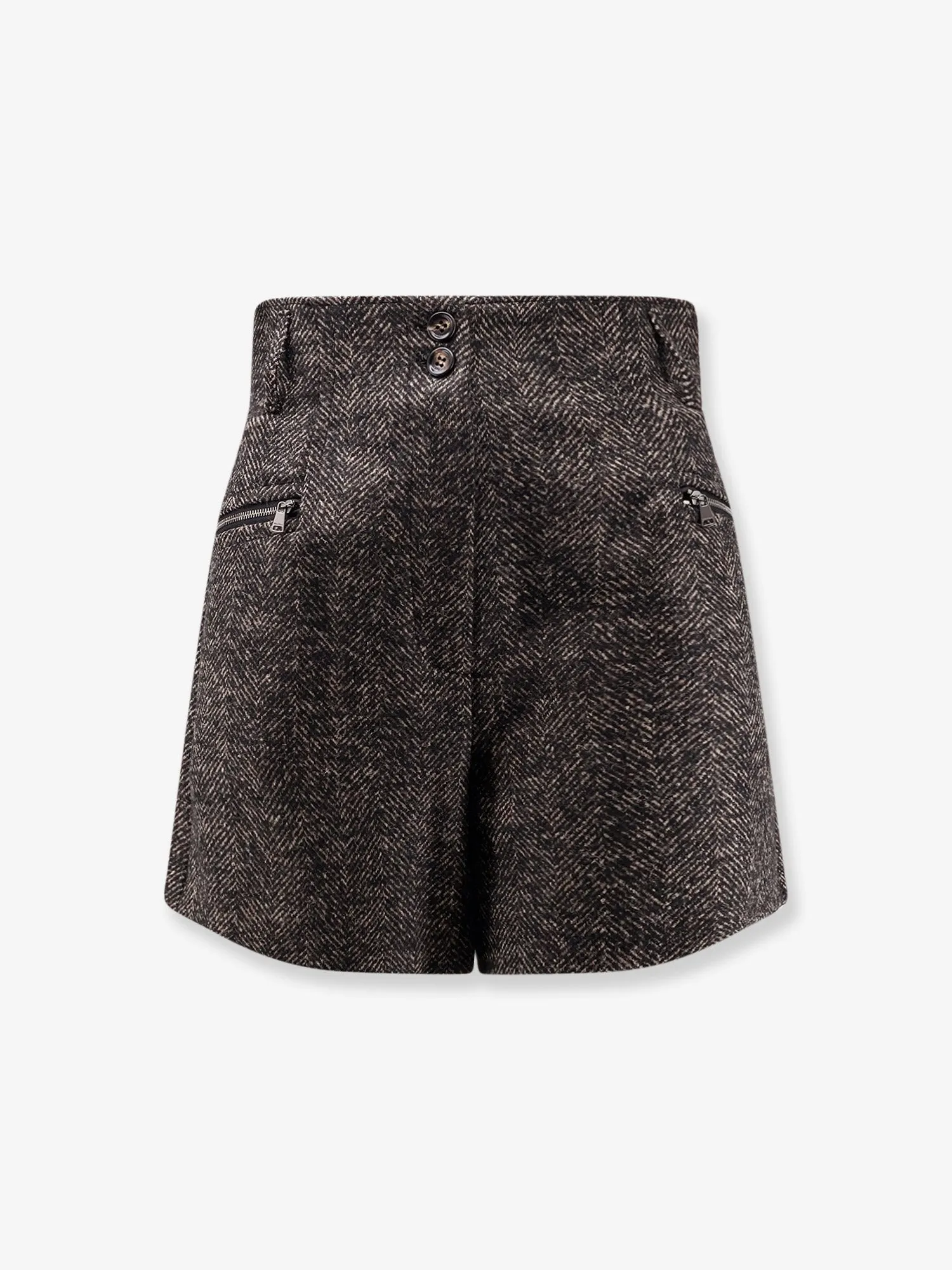 Max Mara Bolzano wool blend shorts sold by Siebentaschen