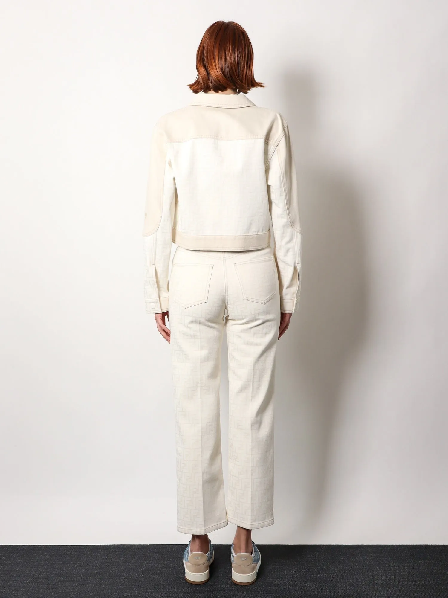 Fendi Ff off white denim jacket sold by Siebentaschen product image thumbnail 3