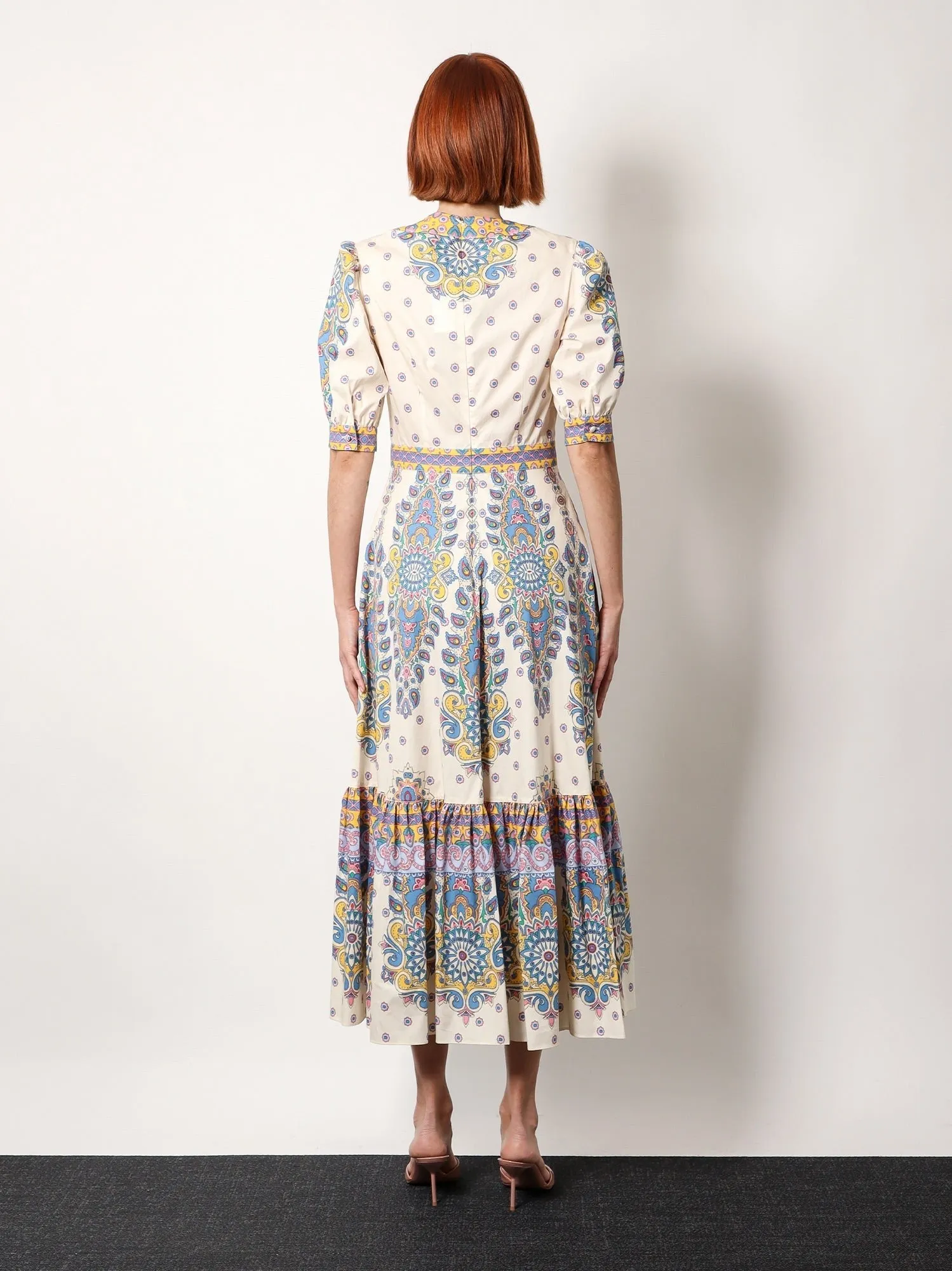 Etro Flounced cotton dress sold by Siebentaschen product image thumbnail 3