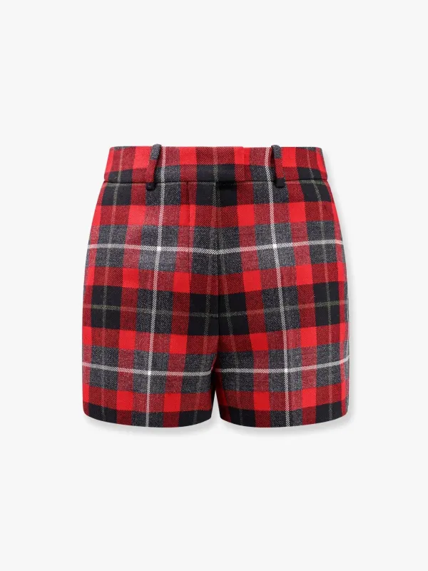Dior Tartan wool shorts with  check'n'dior motif sold by Siebentaschen