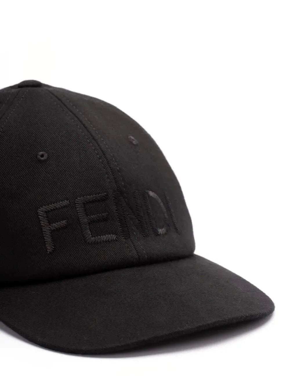 Fendi Stretch cotton Baseball Hat with logo embroidery sold by Siebentaschen product image thumbnail 2
