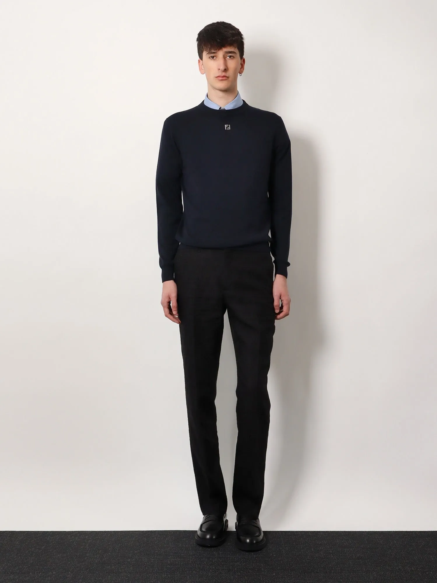 Fendi Wool sweater with ff metal logo sold by Siebentaschen product image thumbnail 2