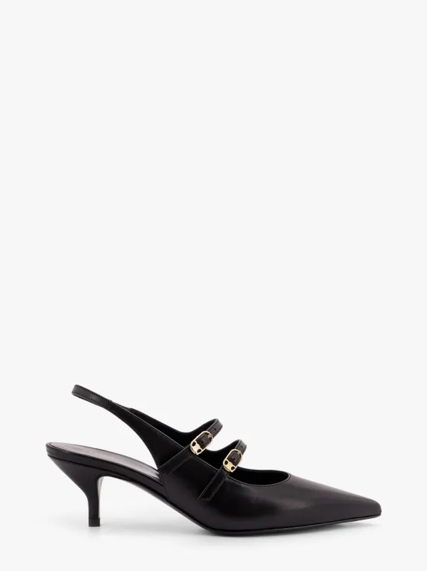 Celine Judy leather double strap mary jane slingback sold by Siebentaschen