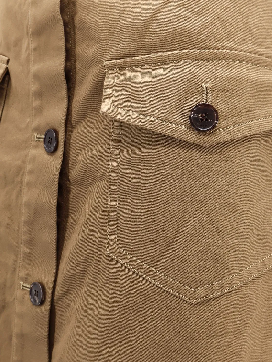 Saint Laurent Serge cotton midi skirt sold by Siebentaschen product image thumbnail 4