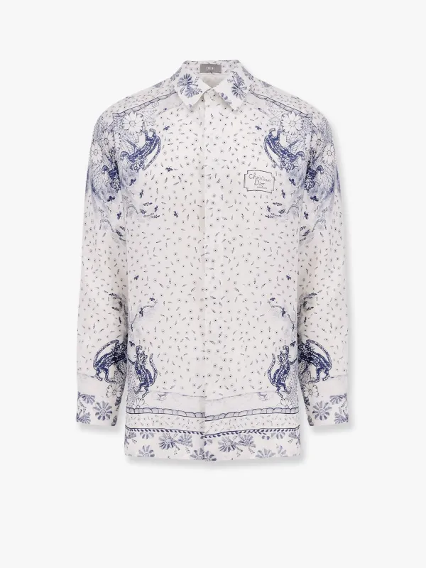 Dior Dior and hylton nel silk shirt sold by Siebentaschen