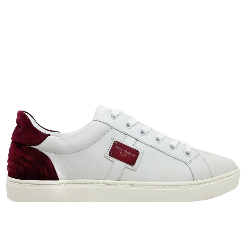 Dolce & Gabbana Logo Leather Sneakers sold by Siebentaschen