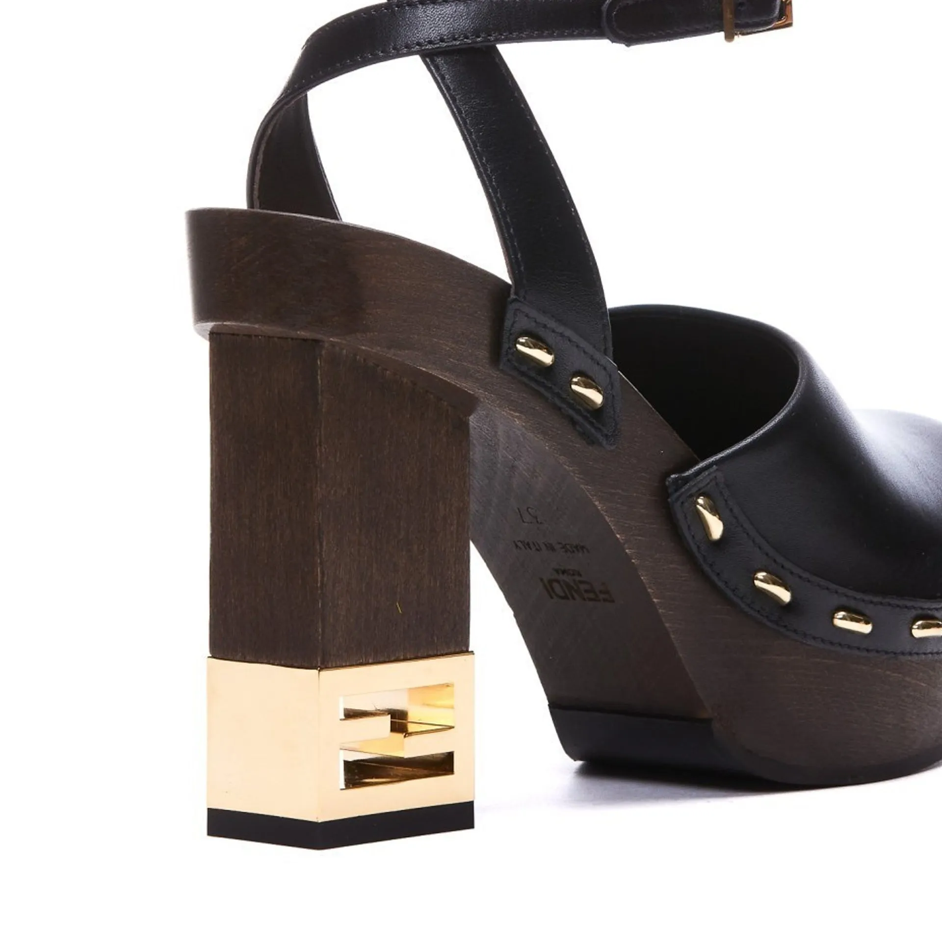 Fendi Decorative Heel Leather Pumps sold by Siebentaschen product image thumbnail 4