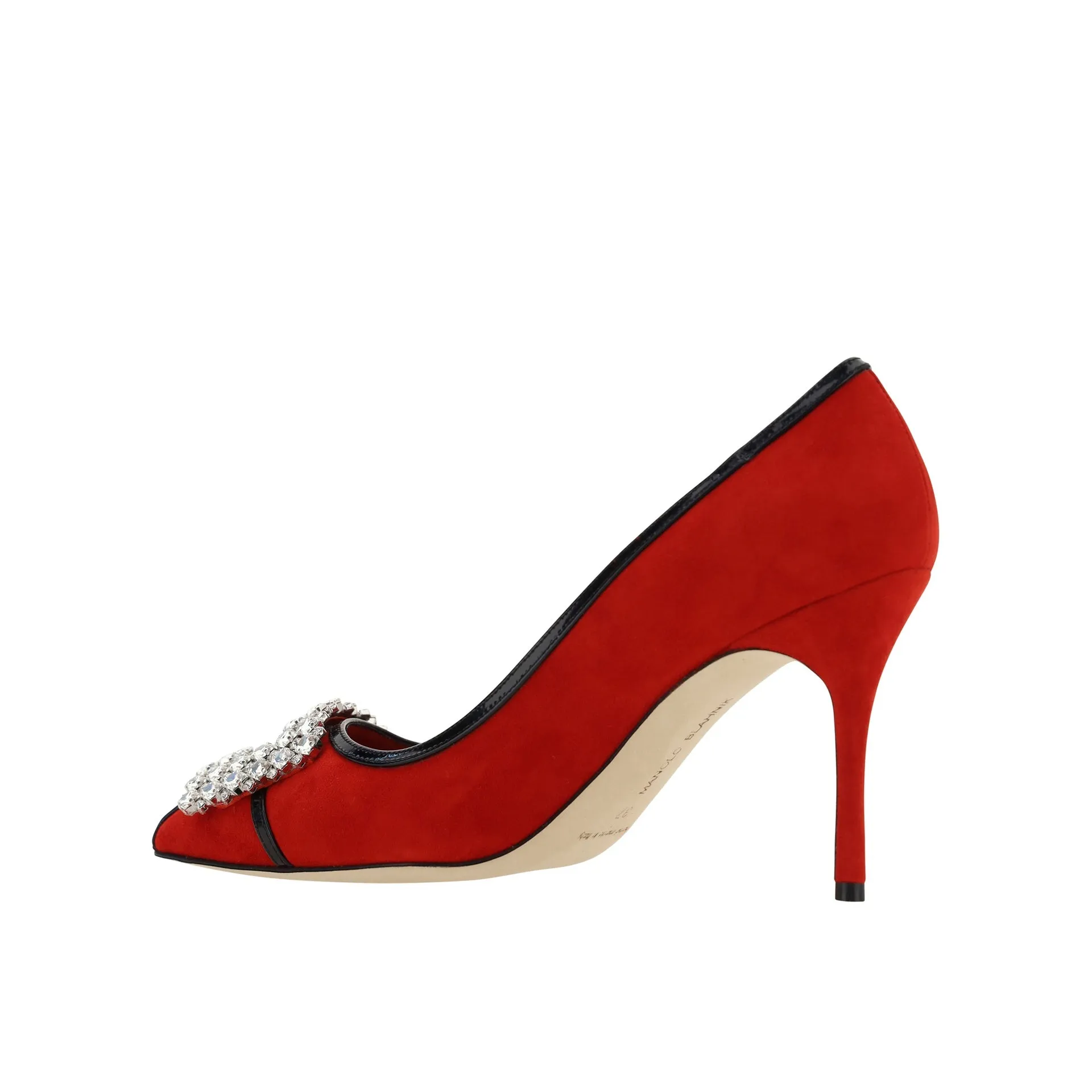 Manolo Blahnik Tuberian 90 Suede Pumps sold by Siebentaschen product image thumbnail 3