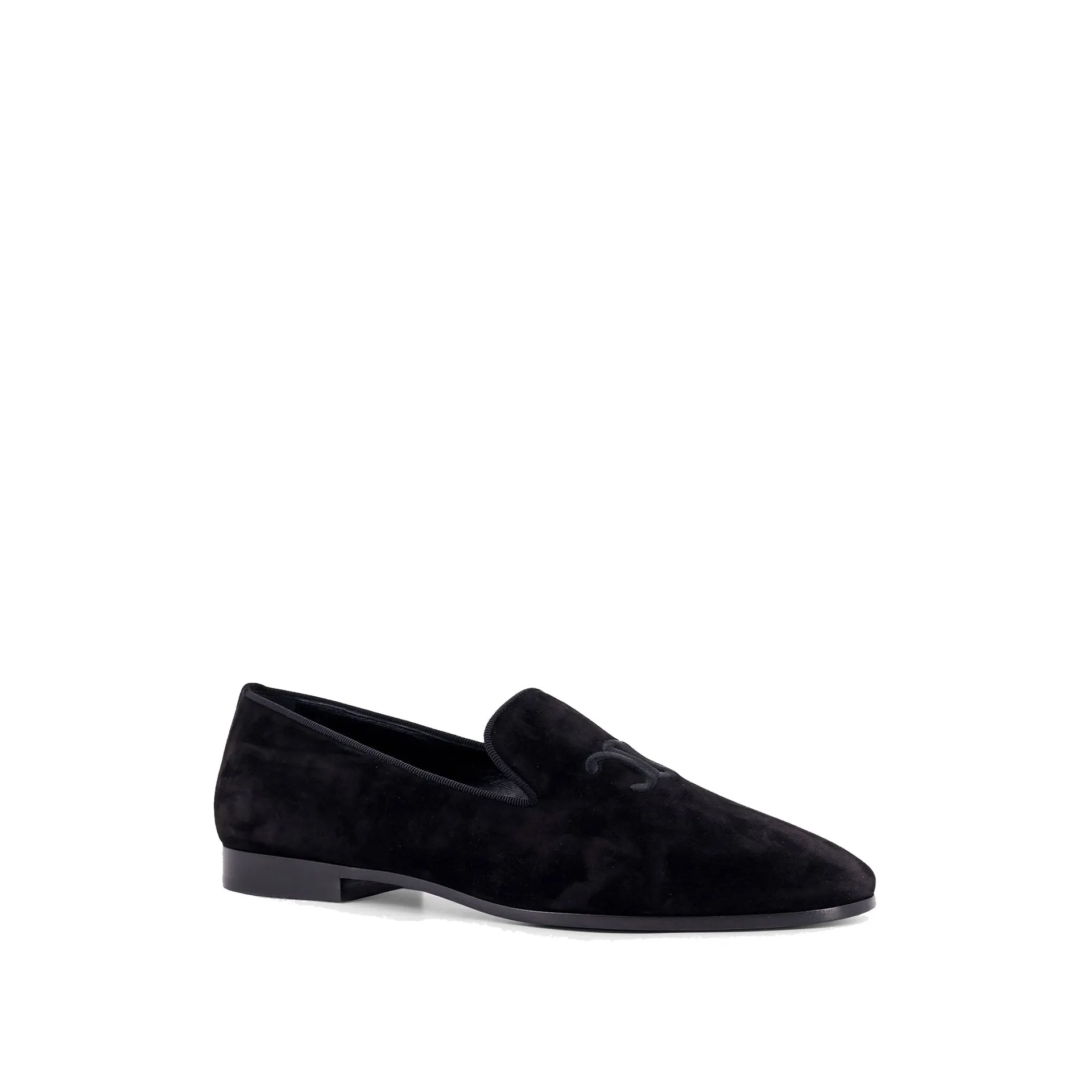 Celine Velvet Loafers With Embroidered Triomphe Logo sold by Siebentaschen product image thumbnail 2
