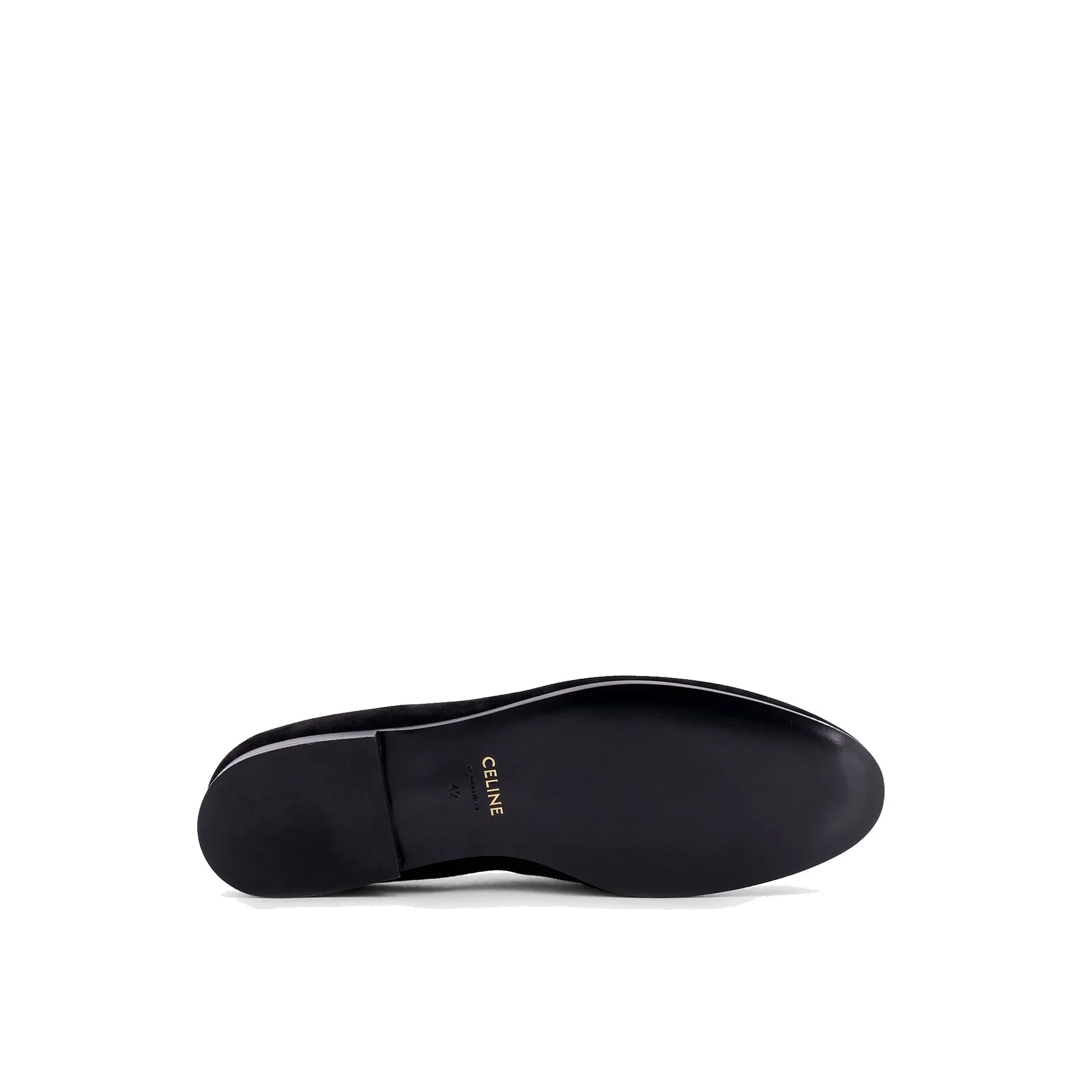 Celine Velvet Loafers With Embroidered Triomphe Logo sold by Siebentaschen product image thumbnail 4