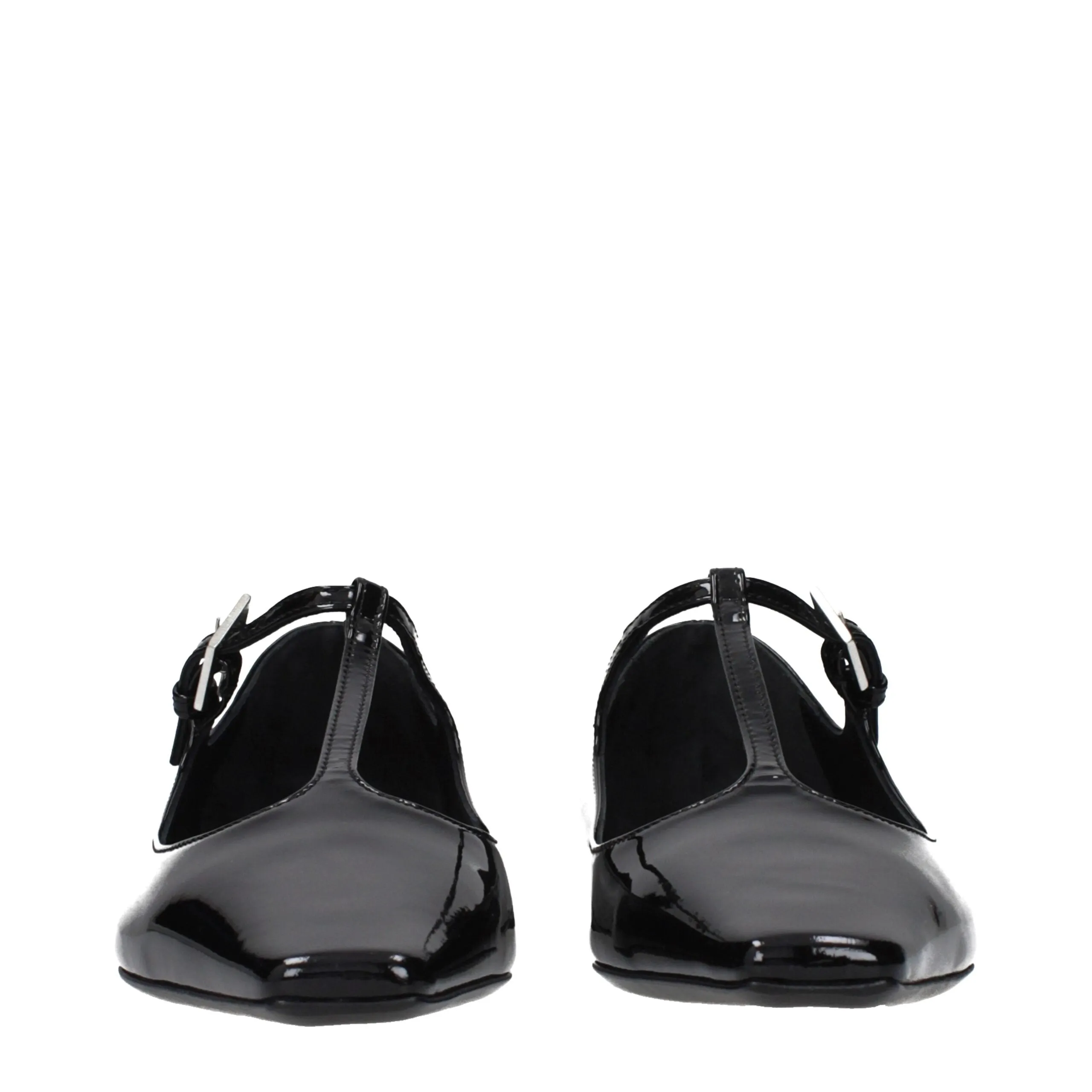 The Attico Black Leather Ballet Flats sold by Siebentaschen product image thumbnail 3
