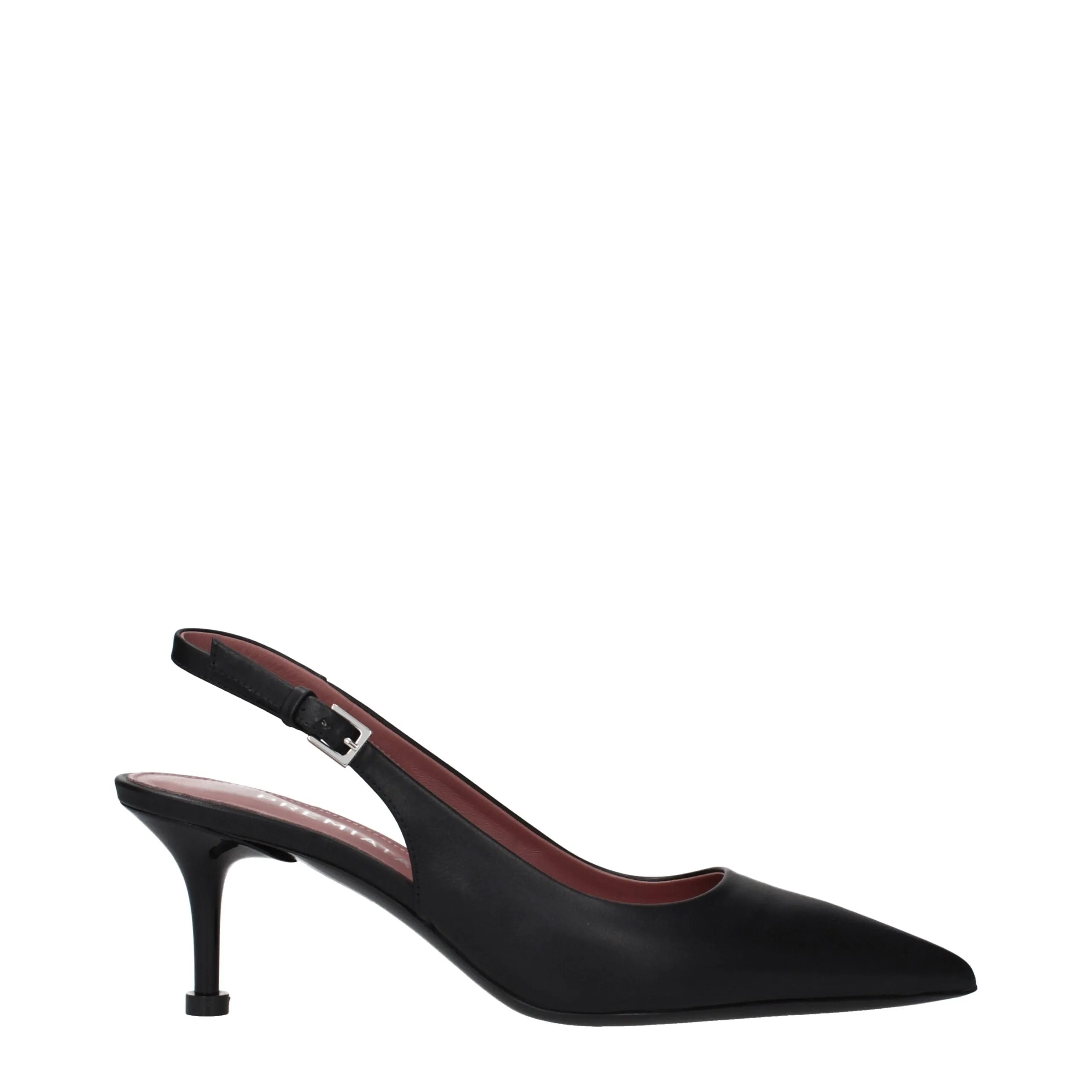 Premiata Black Leather Platform Pumps sold by Siebentaschen