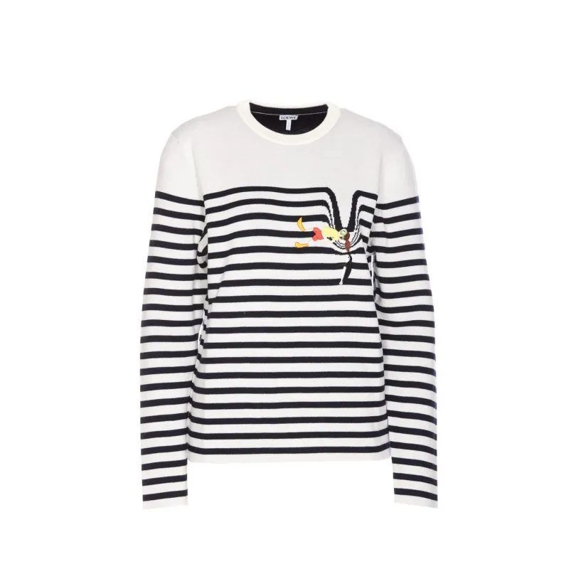 Loewe x Suna Fujita Striped Sweater sold by Siebentaschen