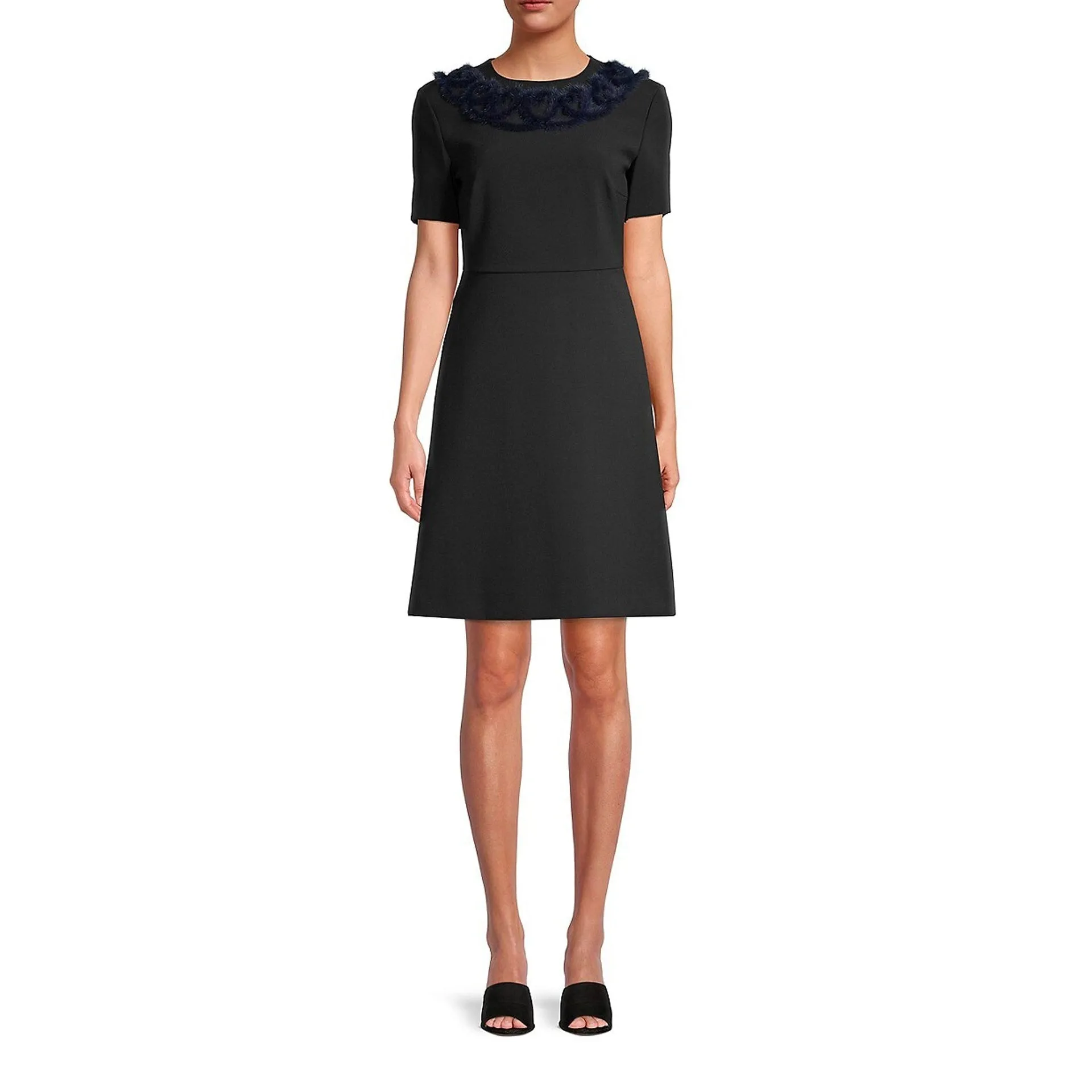 Fendi Knitted Mink Collar Dress sold by Siebentaschen product image thumbnail 2