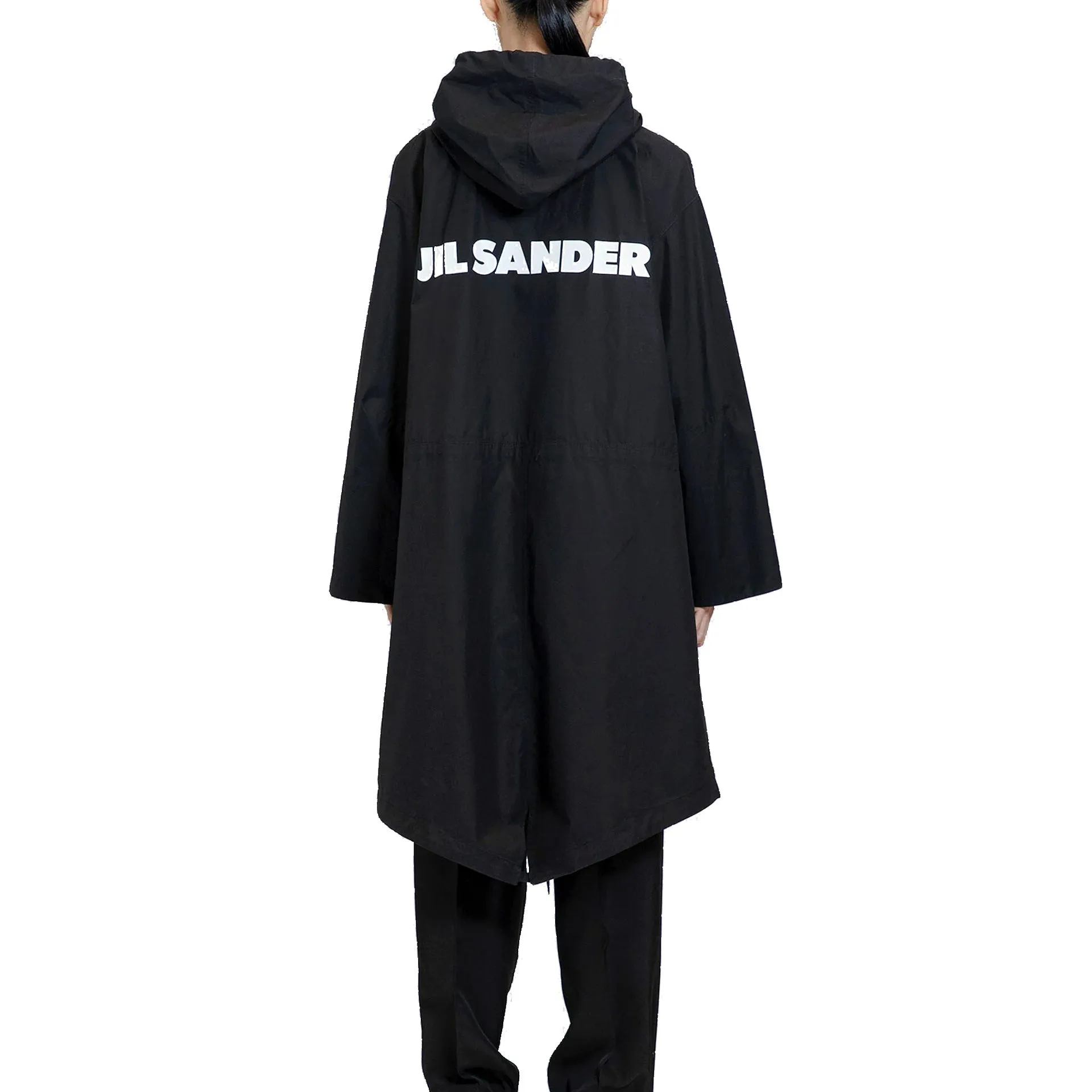 Jil Sander Mid-Length Cotton Hooded Parka sold by Siebentaschen product image thumbnail 3