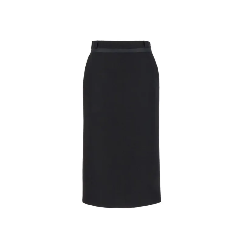 Fendi Virgin Wool Grain De Poud Skirt sold by Siebentaschen
